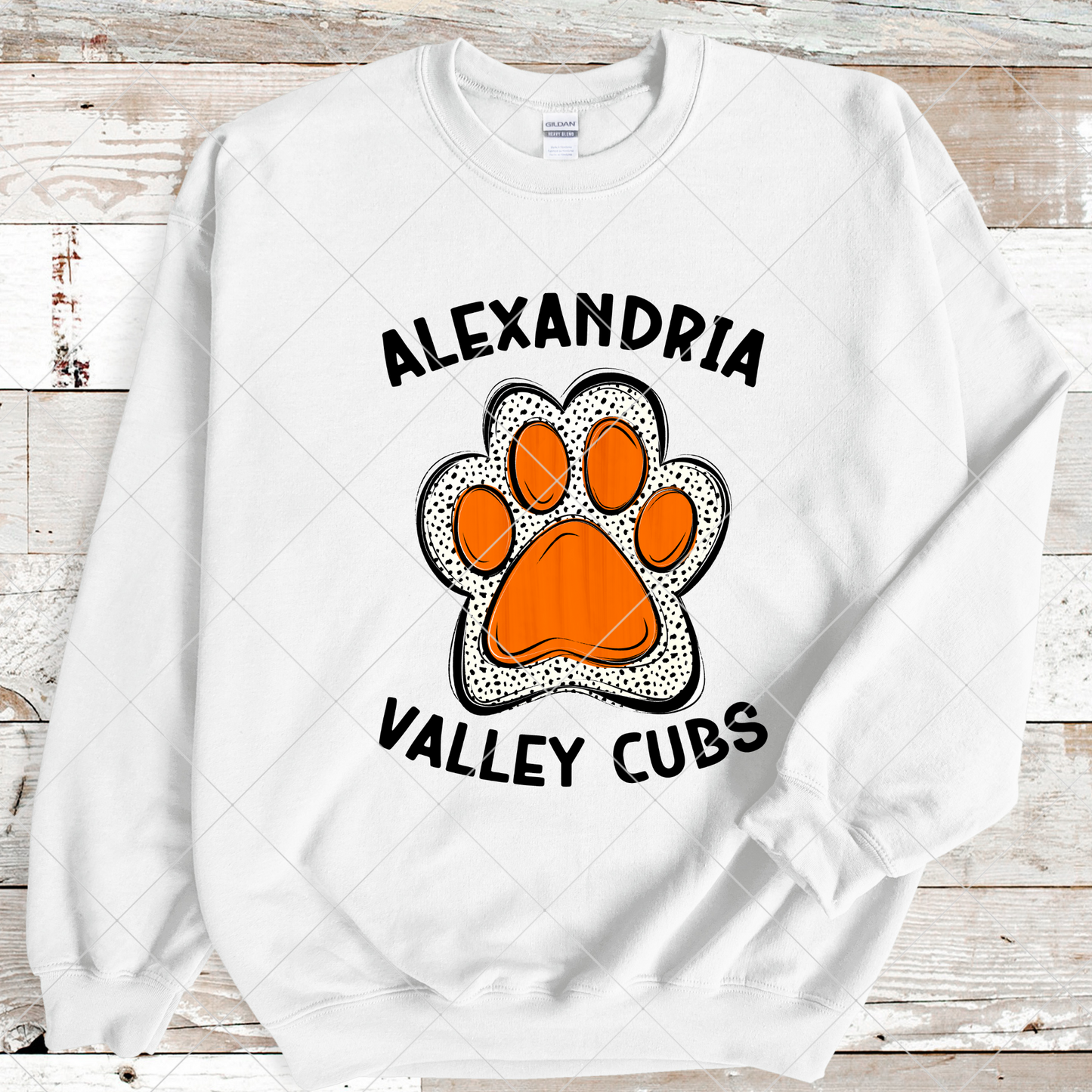Valley Cubs Sublimation PNG For Making T-Shirts, Mugs, Tumblers, Stickers, Scrapbooks | Alexandria |300 DPI, Transparent Background Image