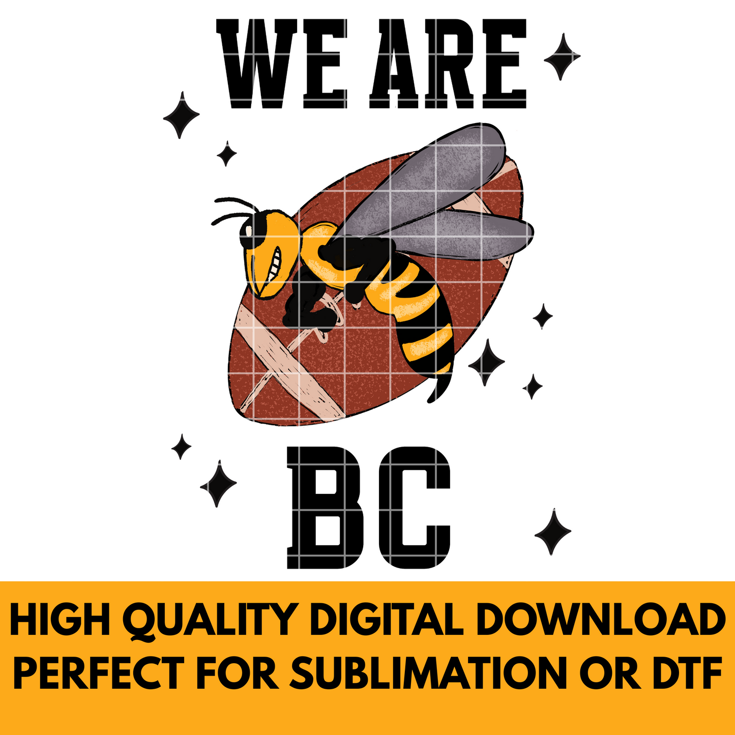 Bullock County Hornets Sublimation PNG For Making T-Shirts, Tumblers And Mugs | 300 DPI | Transparent Background