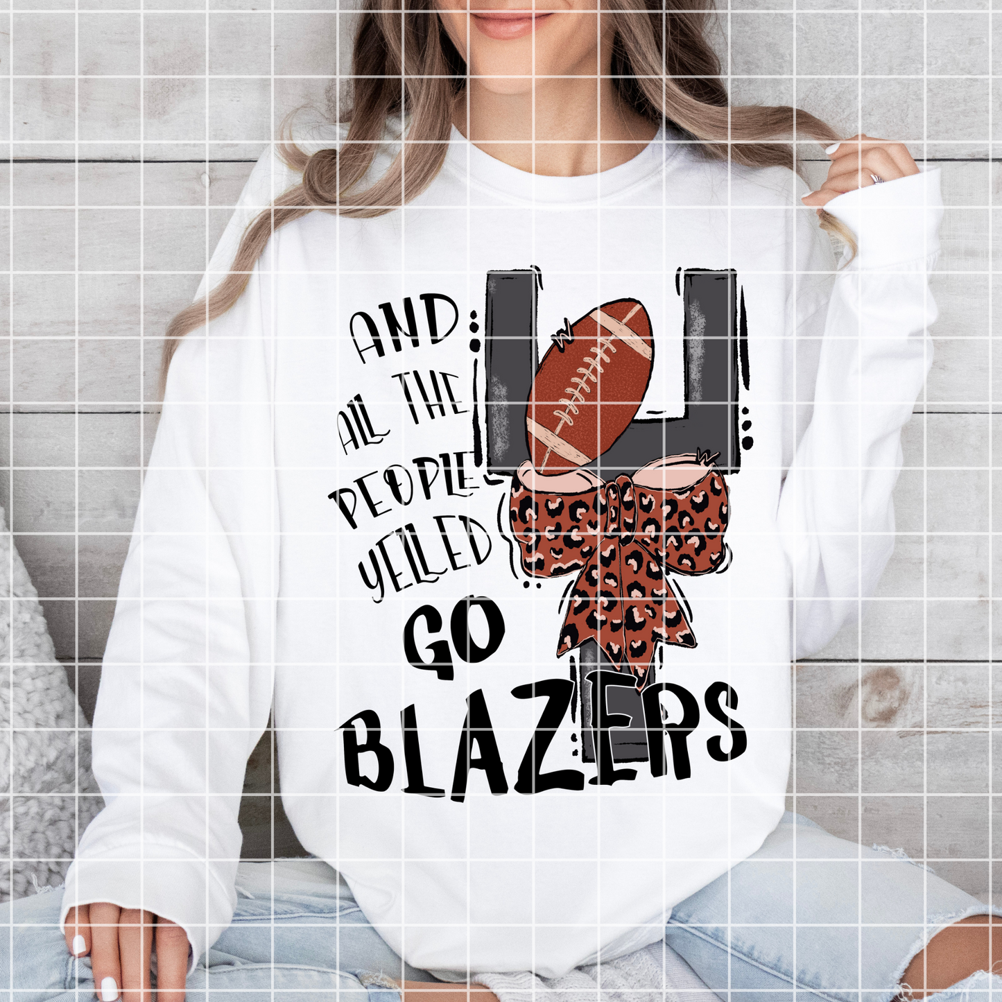 Blazers Football Sublimation | Shirt Design For Blazers Football Fan | Blazers Tumbler Design | Blazers Football Sticker PNG | Go Blazers