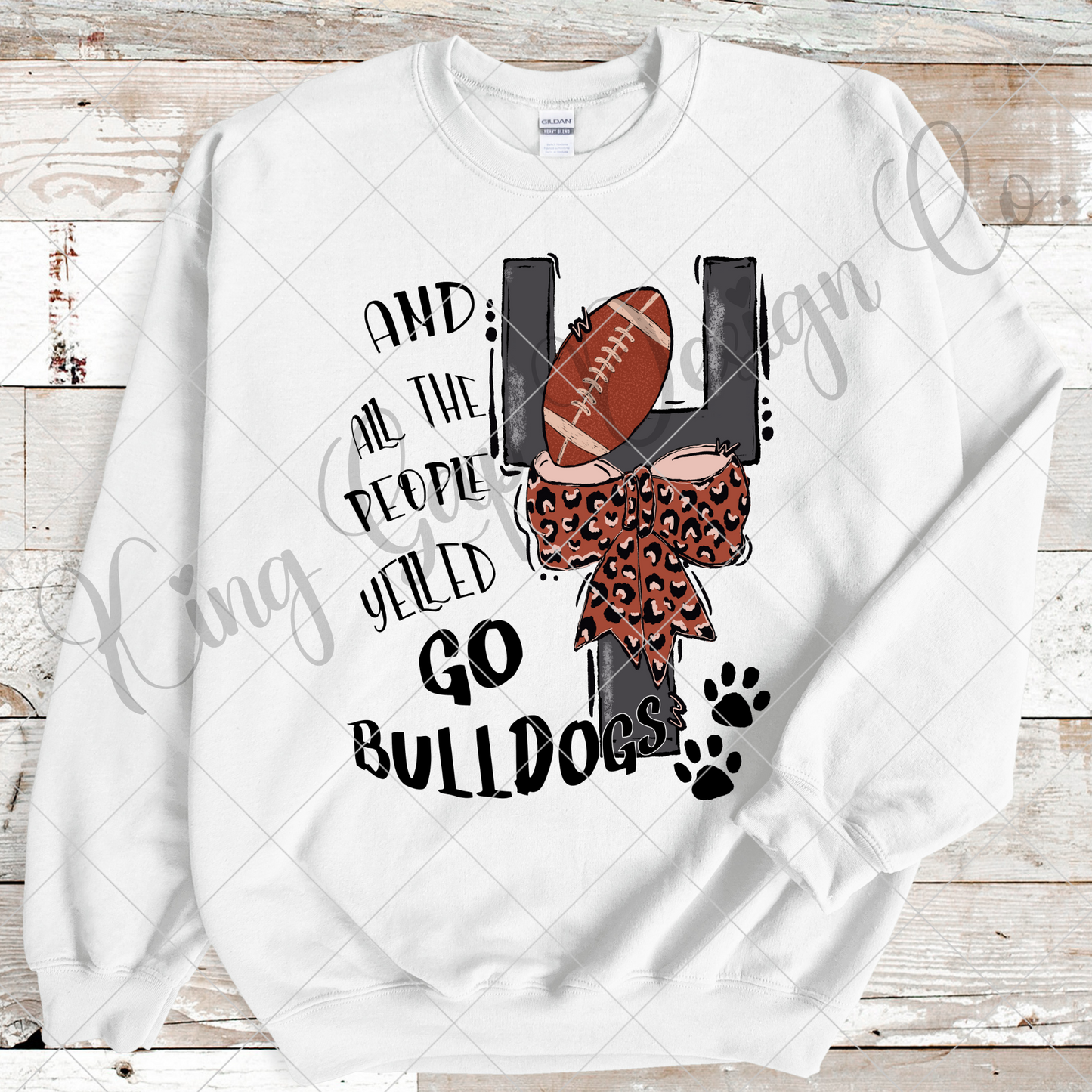 Bulldogs Sublimation | Go Bulldogs | Bulldogs Football T-Shirt Design | Bulldog Fan Shirt PNG | Bulldogs Sticker | Bulldogs Tumbler
