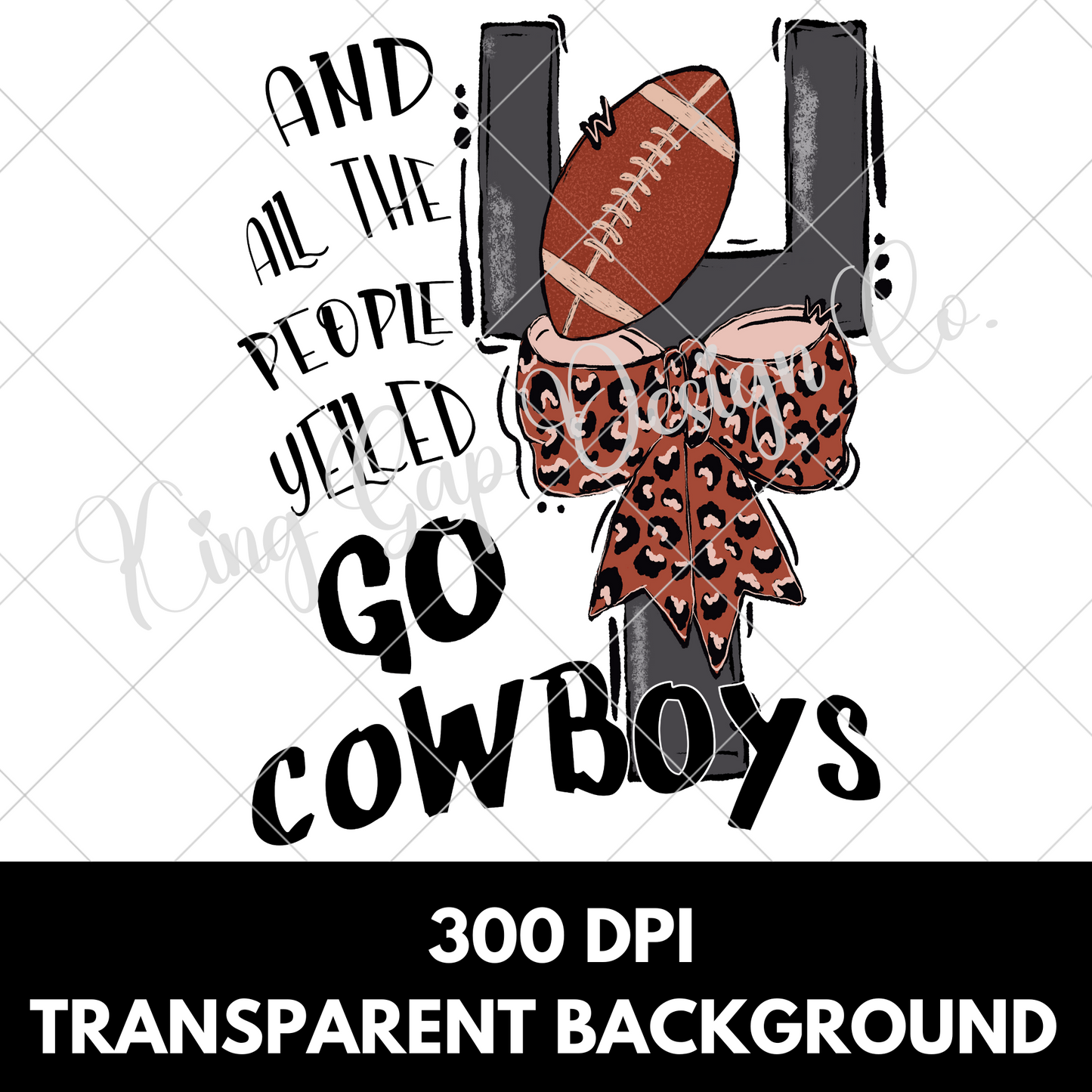 Cowboys Football Sublimation | Cowboys High School Football PNG | Go Cowboys | Cowboys Game Day Gear | Cowboys Sticker PNG | Cowboys Tumbler