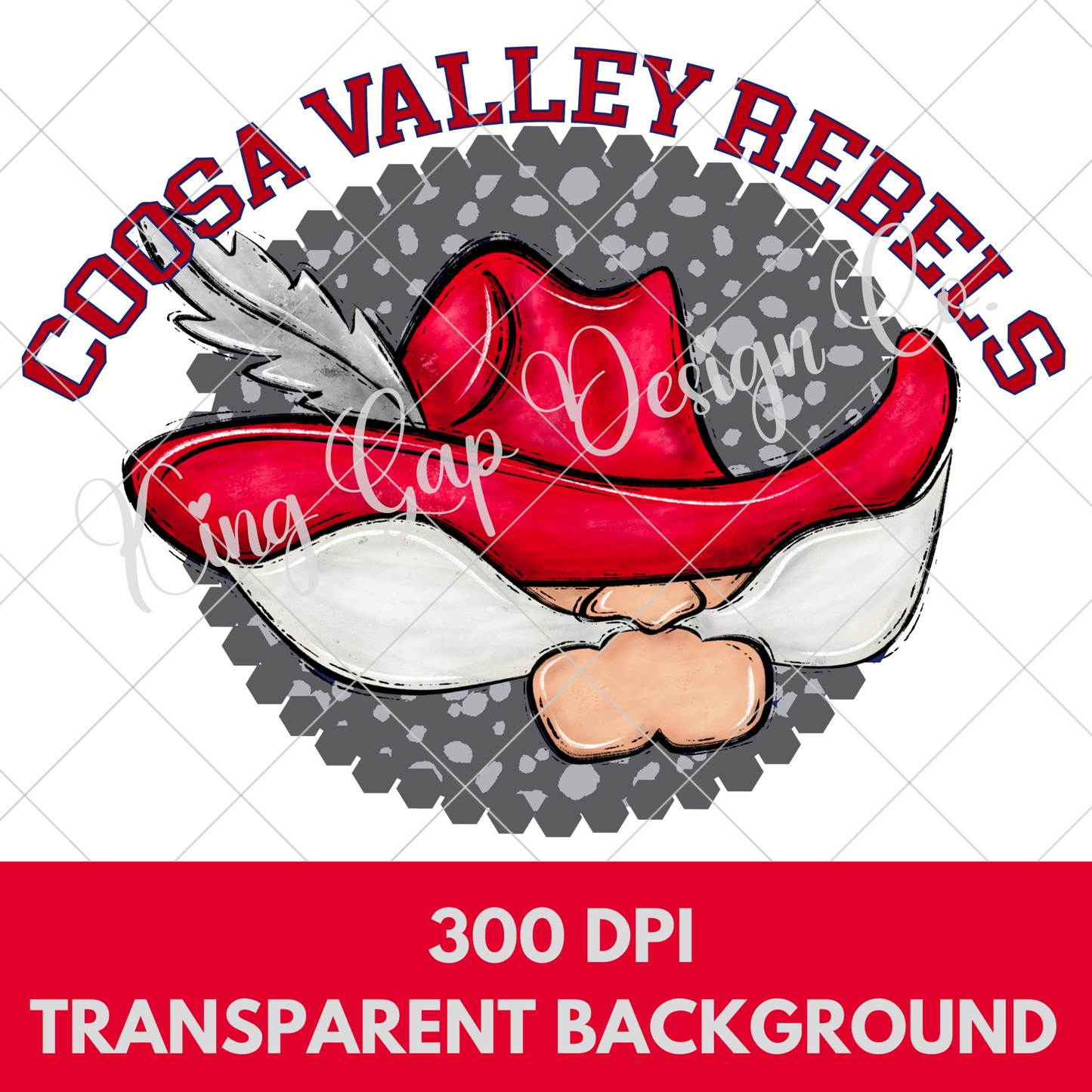 Coosa Valley Rebels | Coosa Valley Academy, Harpersville, AL | Rebels Sublimation For Making Shirts, Tumblers, DTF Transfers | 300 DPI