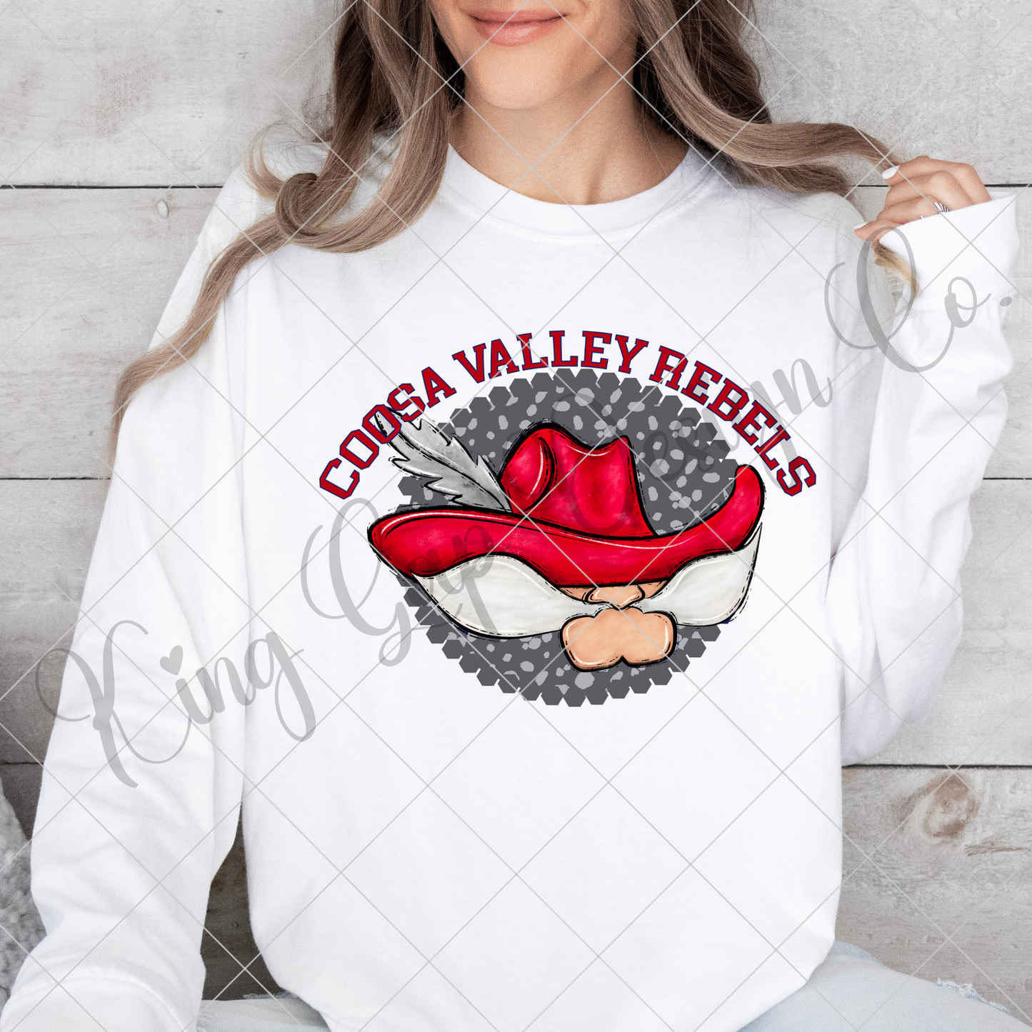 Coosa Valley Rebels | Coosa Valley Academy, Harpersville, AL | Rebels Sublimation For Making Shirts, Tumblers, DTF Transfers | 300 DPI