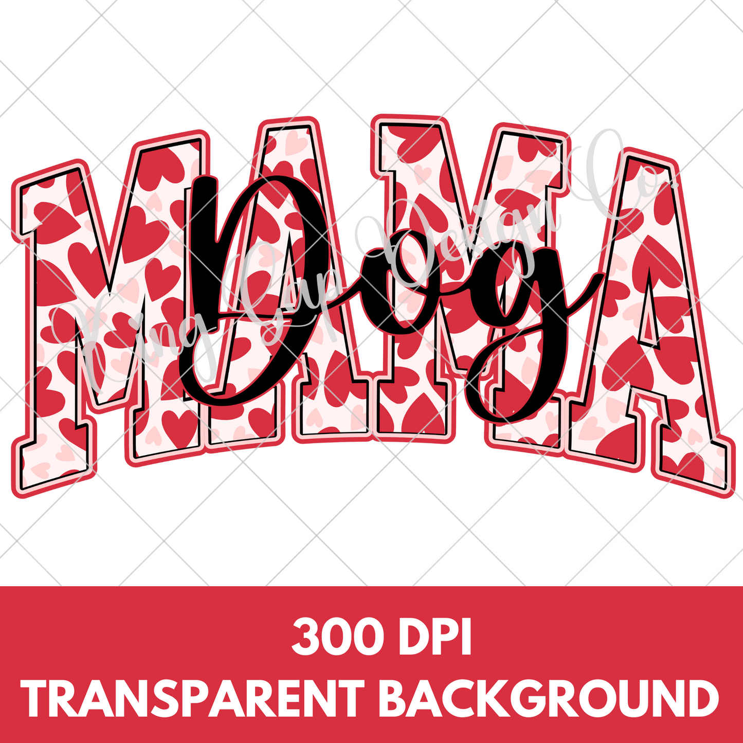 Dog Mama PNG File For Making T-Shirts, Mugs, Tumblers, Stickers, Sublimation And DTF Transfers |High Resolution, 300 DPI, Transparent Background