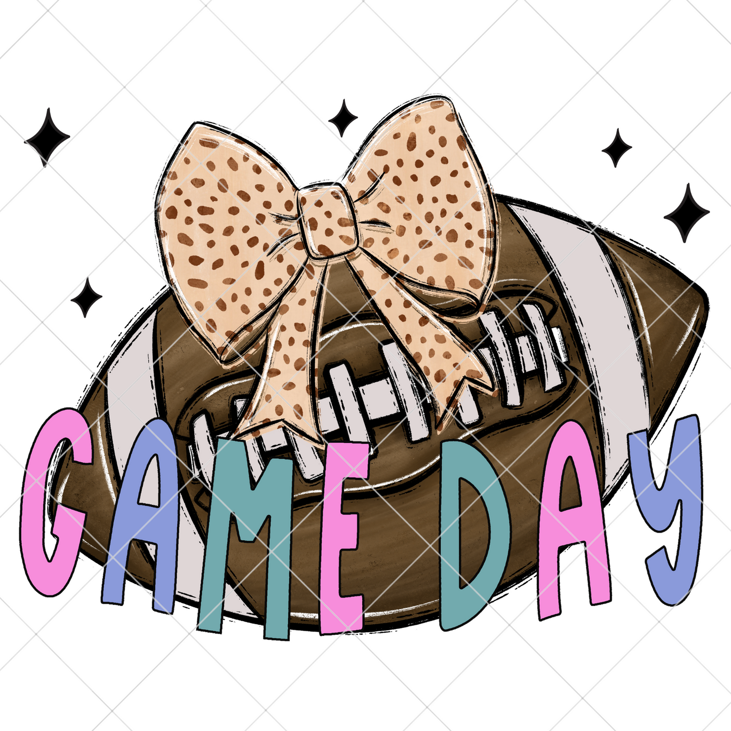 Game Day Football PNG | Football Sublimation | Also Suitable For DTF Transfers, Stickers, Tumblers, Mugs, T-Shirts | High Resolution