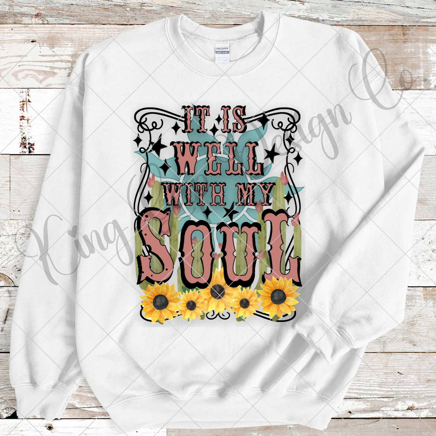 Cute Christian T-Shirt PNG |Cute Christian Tumbler PNG For Sublimation Floral Christian T-Shirt Graphic For DTF Or Sublimation | It Is Well