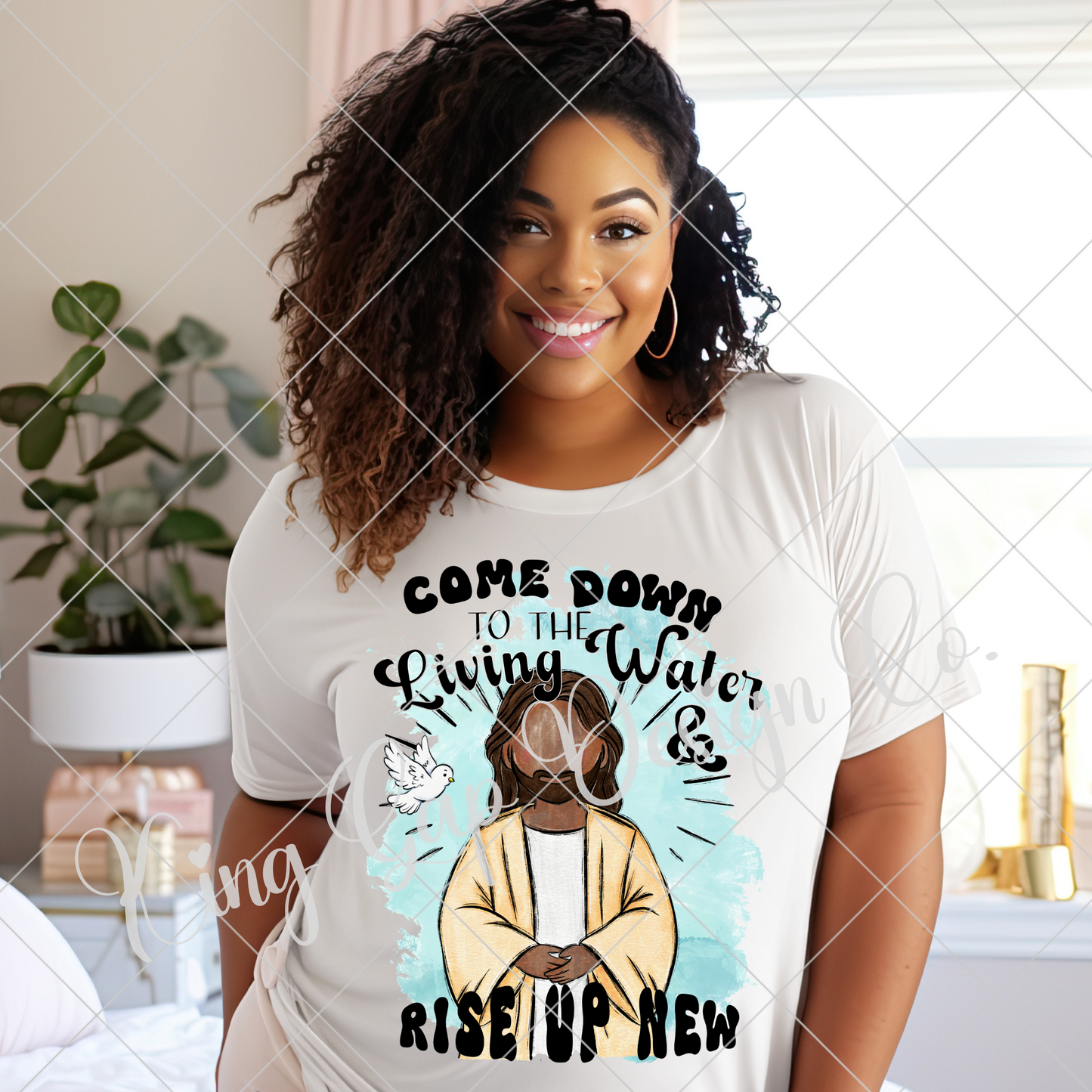 Living Water PNG For Making T-Shirts, Tumblers, Mugs, Stickers, DTF Transfers, Sublimation | High Resolution, 300 DPI Image With Transparent Background