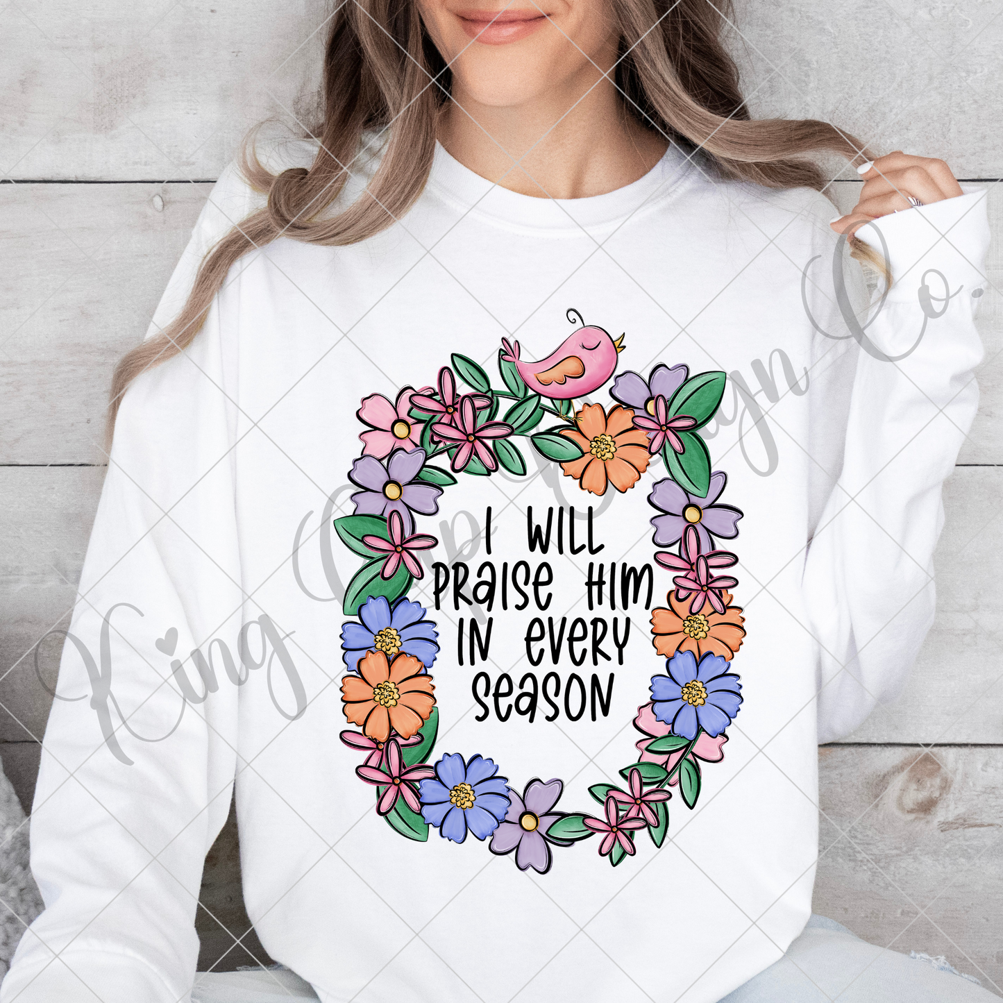 Praise Him | Ready To Print Sublimation File | High Resolution, 300 DPI Image | Original Design