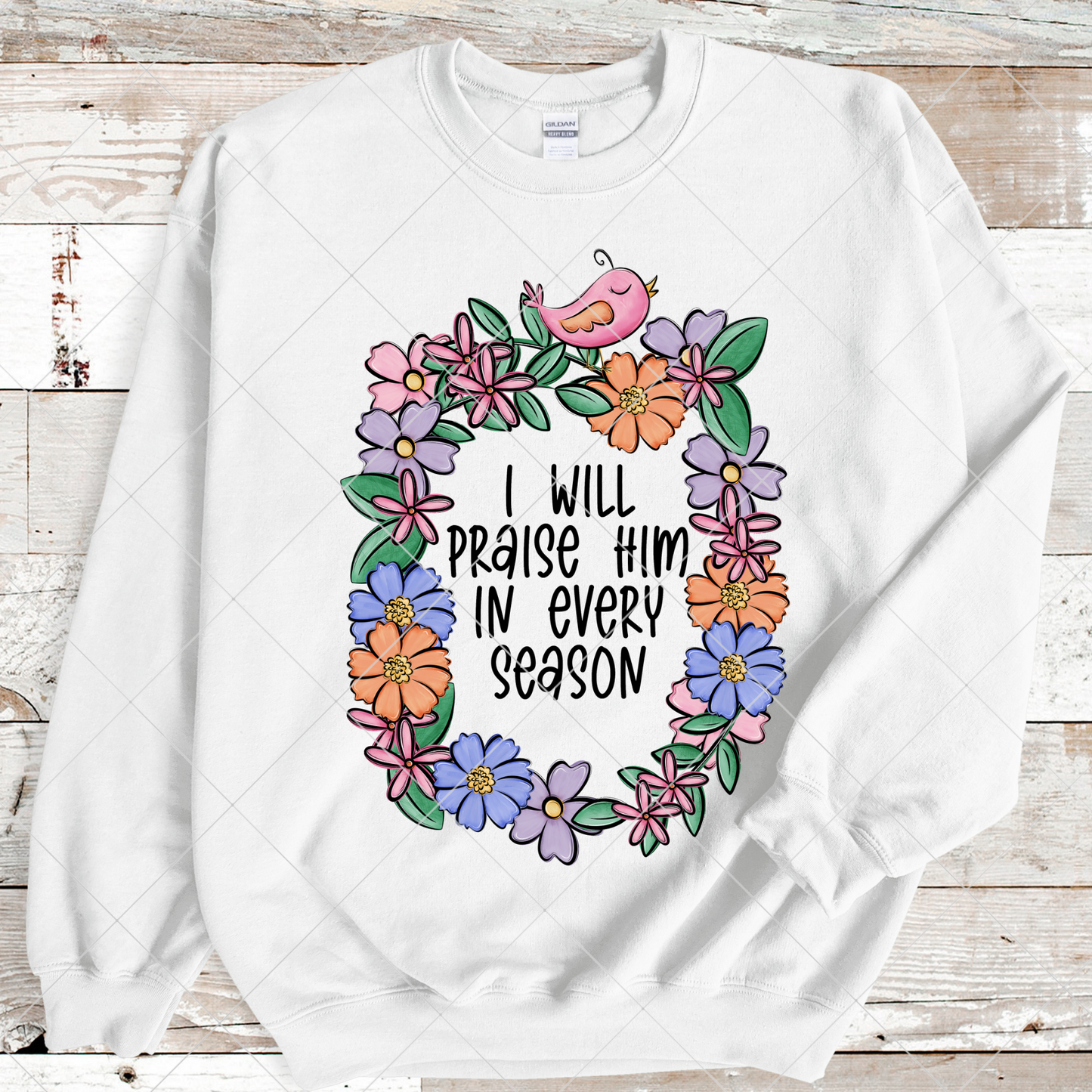 Praise Him | Ready To Print Sublimation File | High Resolution, 300 DPI Image | Original Design