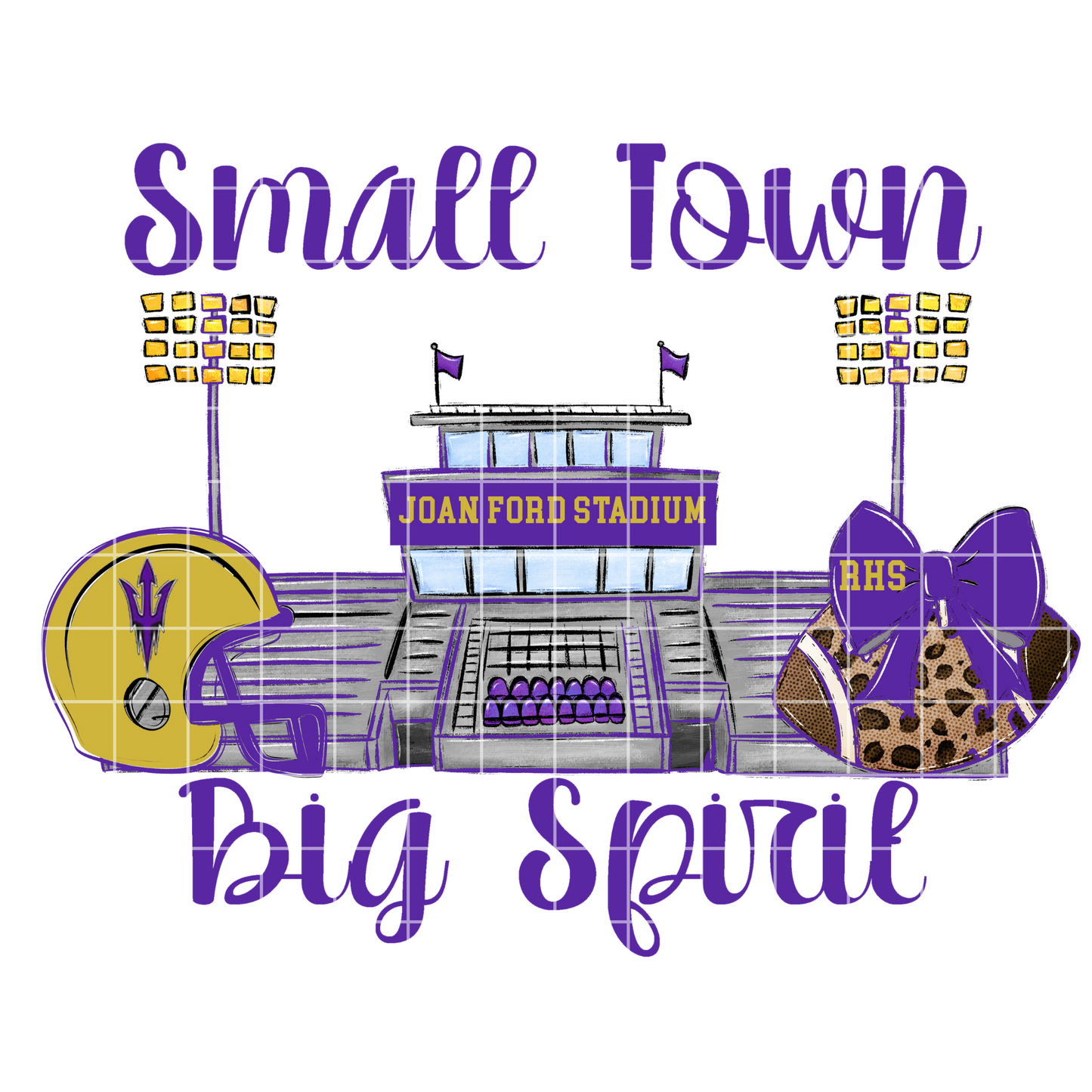 Ragland Purple Devils Football Sublimation | Purple And Old Gold School Colors | PNG For T-Shirts, Tumblers, Cups, Stickers| 300 DPI, Transparent Background