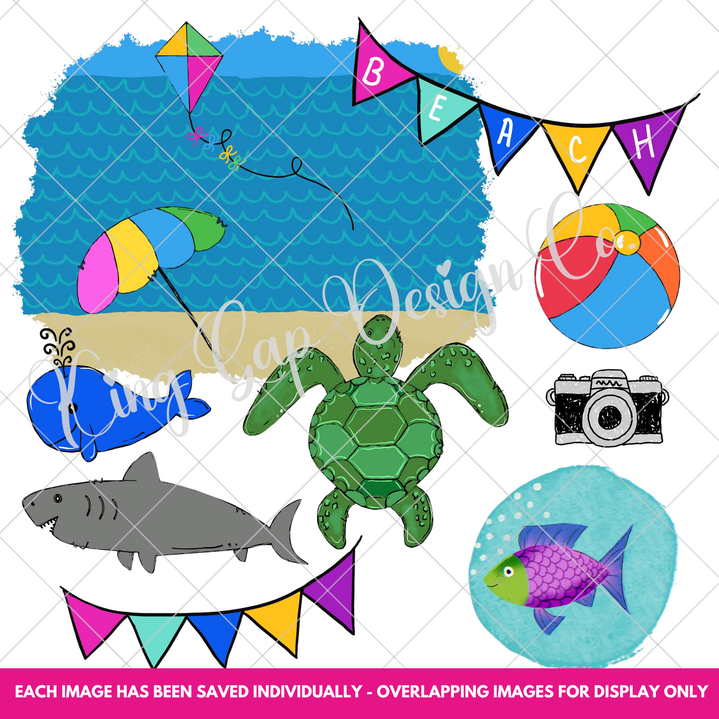 Commercially Licensed Summer Clip-Art Bundle For Designing Shirts Or Tumblers For Sublimation | Scrapbooking | 4th Of July | Backyard Grilling | Pool | Camping | Make Physical Products OR Digital Designs To Sell