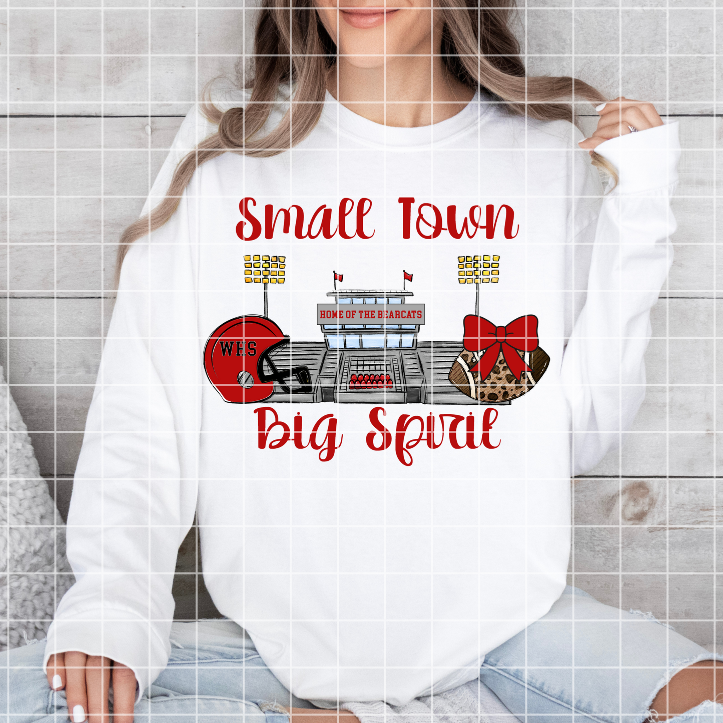 Weaver Bearcats Football Sublimation | Red And Black School Colors | PNG For T-Shirts, Tumblers, Cups, Stickers| 300 DPI, Transparent Background
