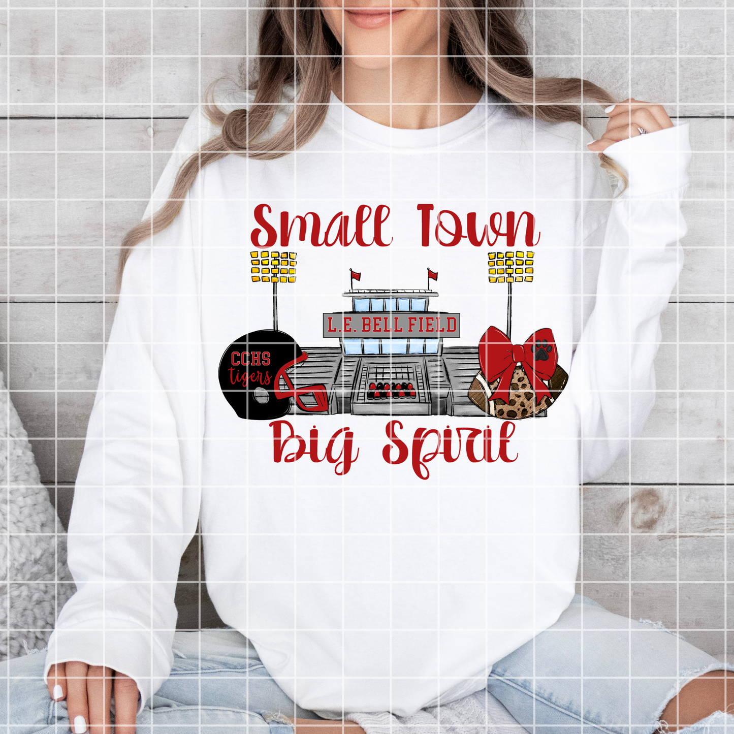 Cleburne County High School Football Sublimation | Red And Black School Colors | PNG For T-Shirts, Tumblers, Cups, Stickers| 300 DPI, Transparent Background