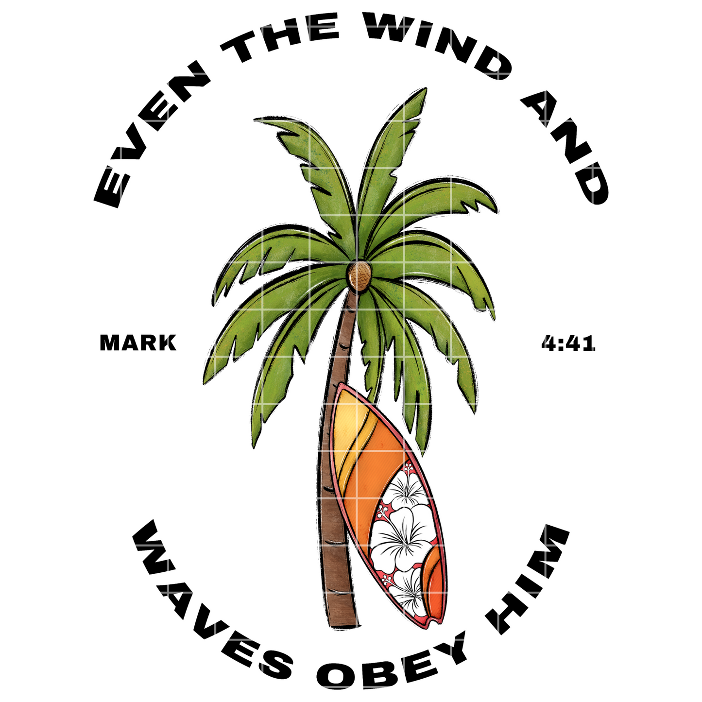 Mark 4:41 Shirt Design For Christian Sublimation | Peace Be Still | Great For DTF Transfers, Stickers, Tumblers, Dish Towels | 300 DPI, Transparent Background
