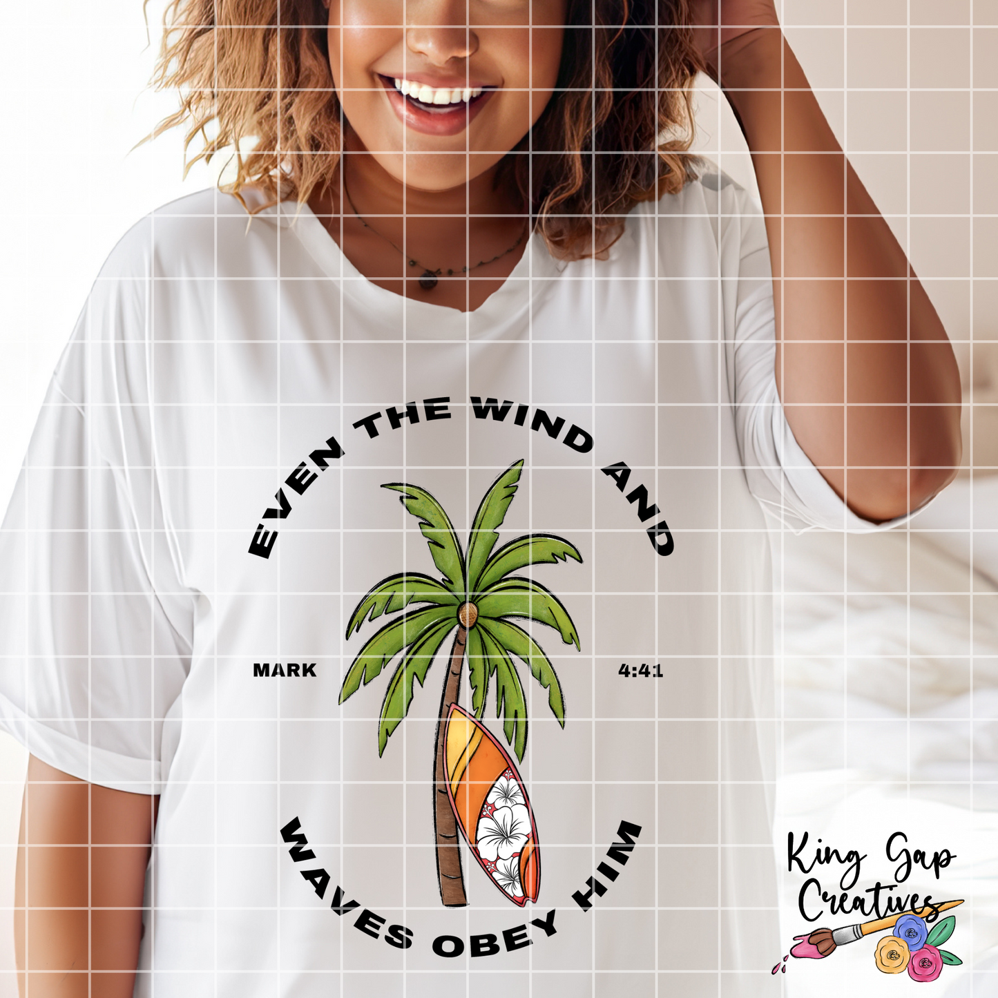 Mark 4:41 Shirt Design For Christian Sublimation | Peace Be Still | Great For DTF Transfers, Stickers, Tumblers, Dish Towels | 300 DPI, Transparent Background