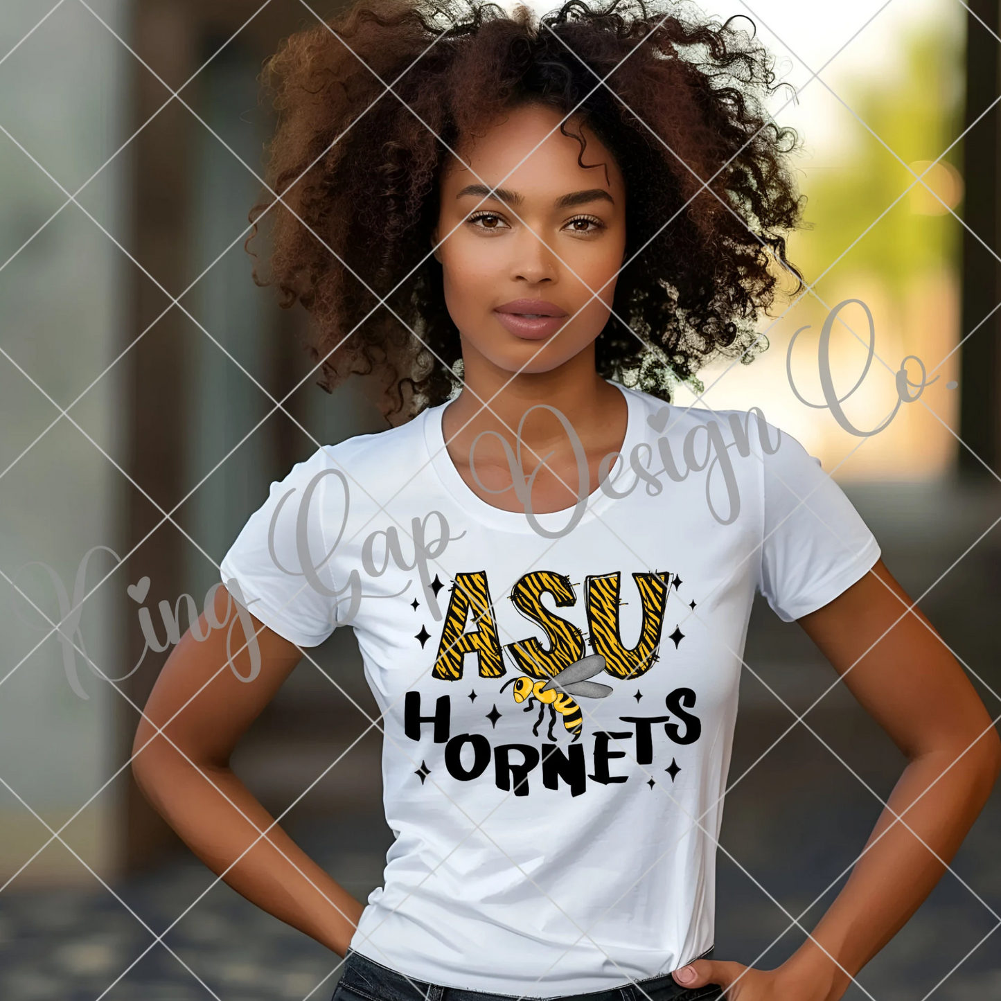 Alabama State University Sublimation PNG For T-Shirts, Tumblers, Mugs, Dishtowels | ASU Doodle Letters| Hornets Sublimation| Original Design