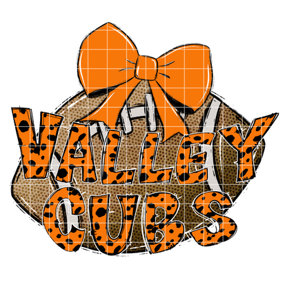Alexandria Valley Cubs  Football Sublimation PNG | Make T-Shirts For Valley Cubs Fans | 300 DPI, Transparent Background