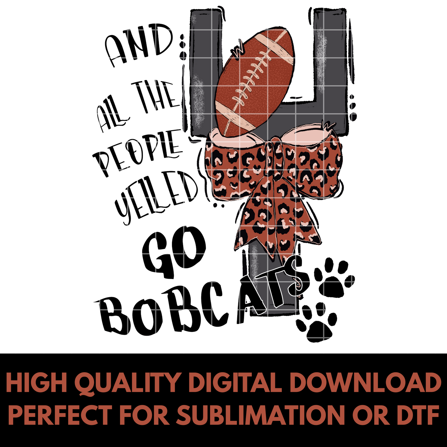 Bobcats Sublimation | Bobcats Football | Go Bobcats | Bobcats T-Shirt Design | Bobcats Tumbler Design | Bobcats Sticker PNG | Bobcats Mascot
