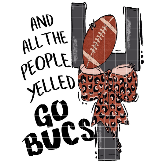 Bucs Football Sublimation PNG For Making Shirts, Tumblers, Mugs, Dishtowels | Go Bucs | Bucs Game Day Shirt Design | Bucs Sticker | Bucs DTF