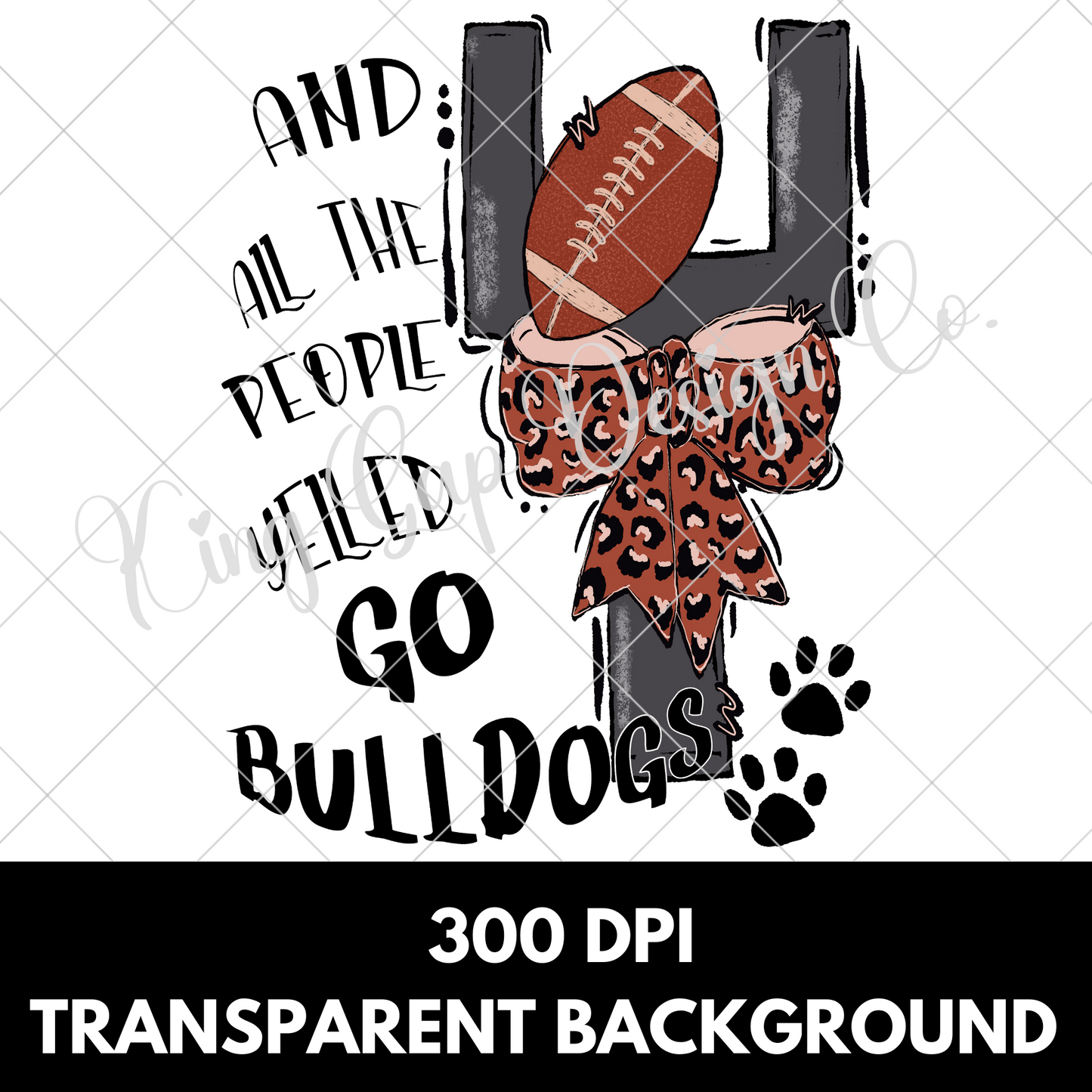 Bulldogs Sublimation | Go Bulldogs | Bulldogs Football T-Shirt Design | Bulldog Fan Shirt PNG | Bulldogs Sticker | Bulldogs Tumbler