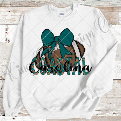 Coastal Carolina Football PNG Design For Coastal Carolina Fan | Make T-Shirts, Tumblers, Mugs, Stickers, DTF Transfers And More With This High Resolution, 300 DPI Image