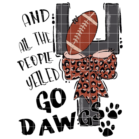 Go Dawgs Sublimation | Bulldog Football | Dawgs Game Day Shirt | Dawgs Tumbler Design| Dawgs Football Sticker For Bulldogs Fan| Football PNG