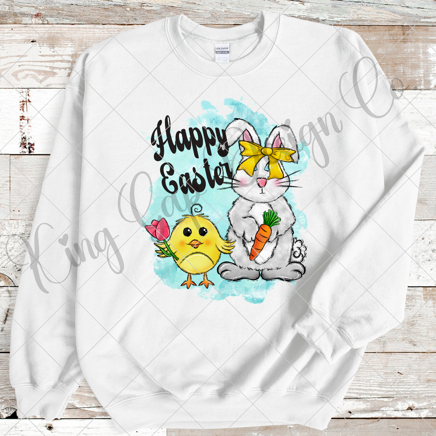 Cute Easter T-Shirt Sublimation Design | Mother Daughter Easter Shirt Design | Easter Shirt PNG With Bunny And Chick | Cute Easter Shirt PNG