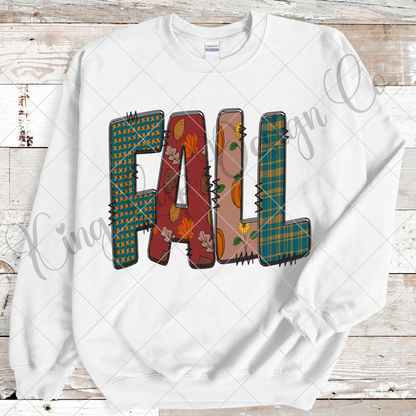 Fall Doodle Letters PNG In Fall Colors For Making T-Shirts, Tumblers, Stickers, Mugs, Dishtowels | Suitable For Sublimation Or DTF |High Resolution, 300 DPI, Transparent Background