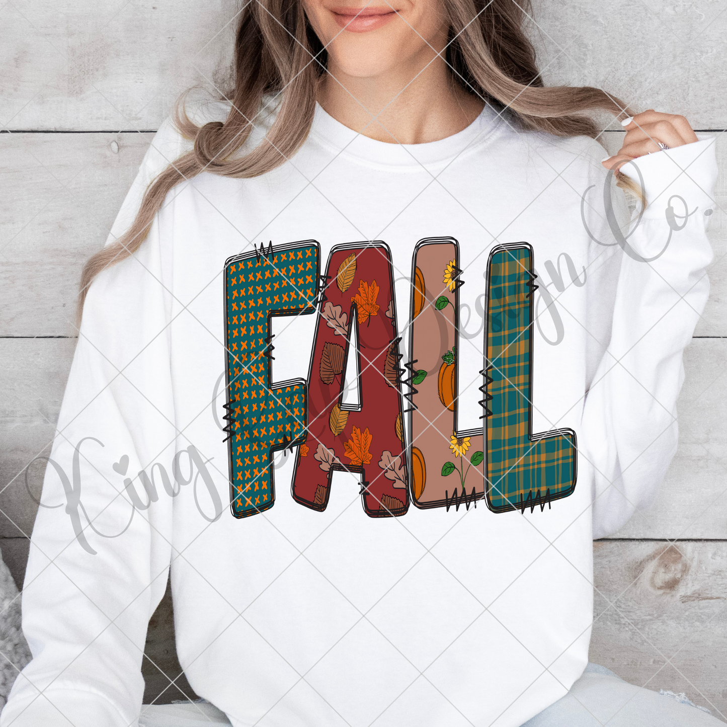 Fall Doodle Letters PNG In Fall Colors For Making T-Shirts, Tumblers, Stickers, Mugs, Dishtowels | Suitable For Sublimation Or DTF |High Resolution, 300 DPI, Transparent Background