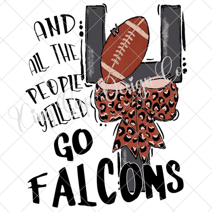 Falcons Football Sublimation| Falcons High School Football T-Shirt PNG| Falcons Tumbler |Falcons Sticker Design|Go Falcons |Falcons Game Day