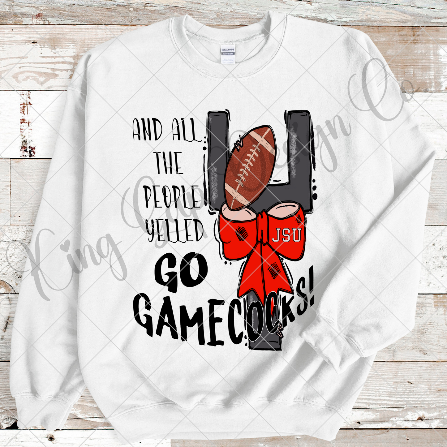 Go Gamecocks | Jacksonville State University Football Sublimation/DTF Design