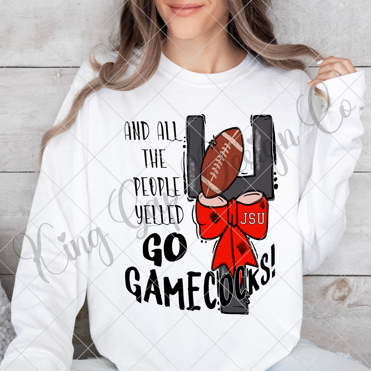 Go Gamecocks | Jacksonville State University Football Sublimation/DTF Design