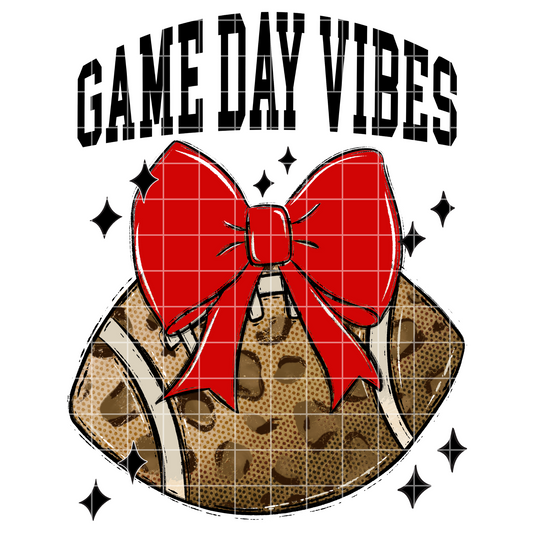 Game Day Vibes Football Shirt Sublimation For Making T-Shirts, Tumblers, Stickers, DTF Transfers | High Quality, 300 DPI Image | Digital Download