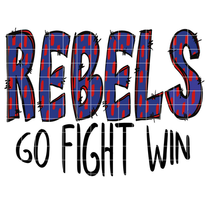 Rebels Football Sublimation PNG | Shirt For Rebels Fan | Rebels Basketball | Rebels Sticker | Rebels DTF | 300 DPI, Transparent Background