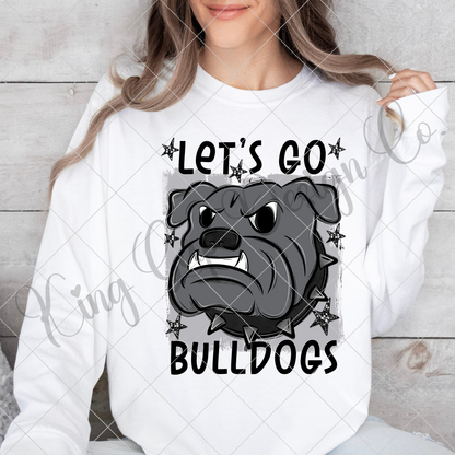 Bulldogs Sublimation PNG For Making T-Shirts, Sweatshirts, Tumblers, Mugs And More | Also Suitable For DTF | High Resolution Image | Bulldog Pride | Bulldog Spirit