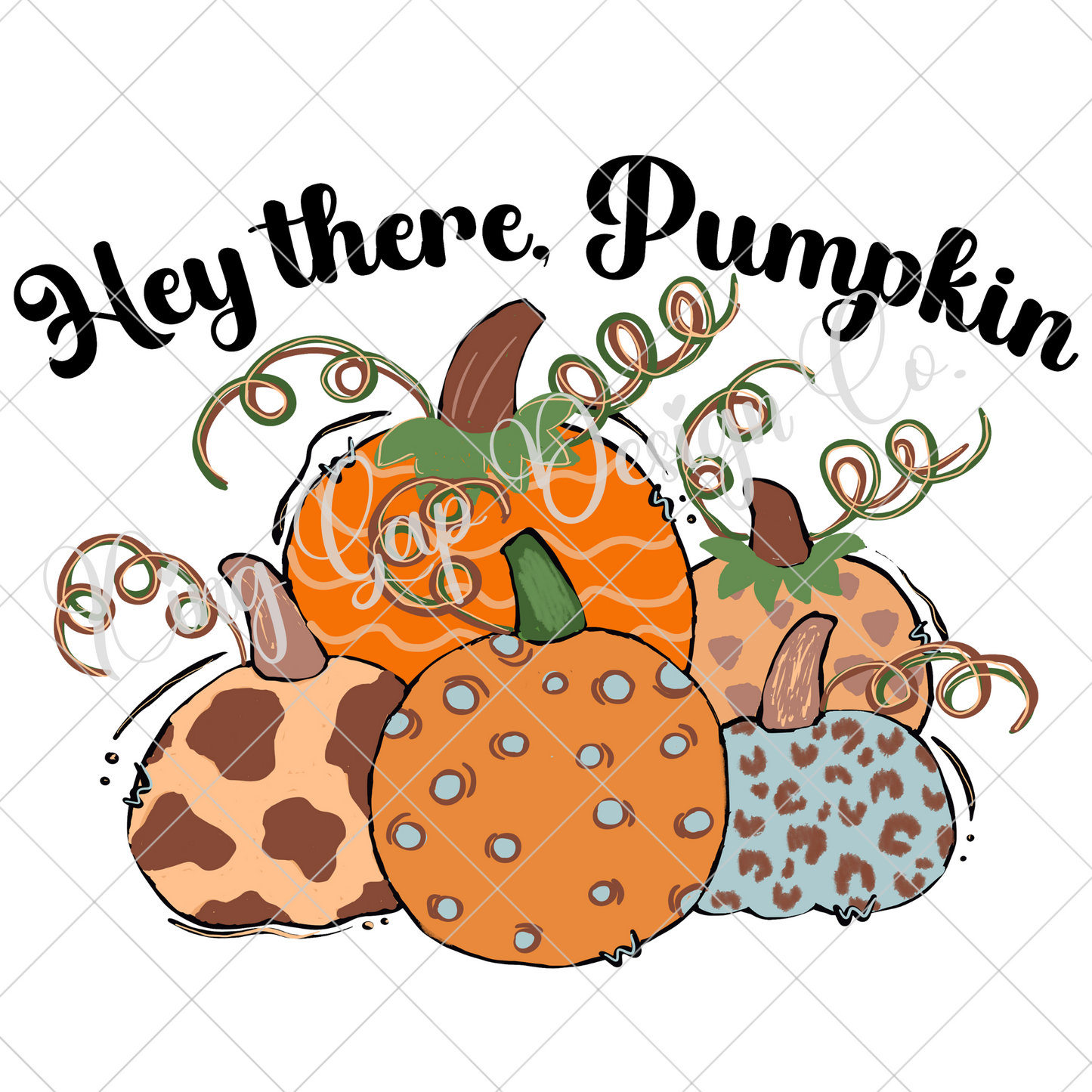 Cute Pumpkins Fall Sublimation | Pumpkin T-Shirt Design | Pumpkin Tumbler Design | Cute Fall T-Shirt PNG | Printed Pattern Pumpkin Grouping