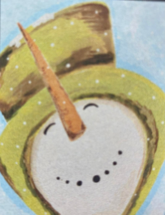 Happy Little Snowman Painting