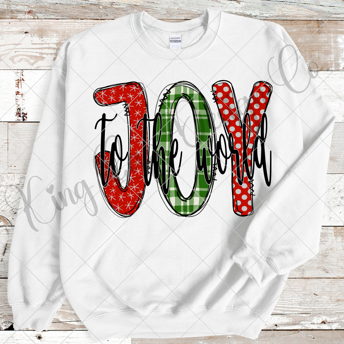 JOY Patterned Doodle Letter Christmas Sublimation File For Making T-Shirts, Tumblers, Mugs, Dishtowels | Also Suitable For DTF Printing |High Resolution, 300 DPI, Transparent Background