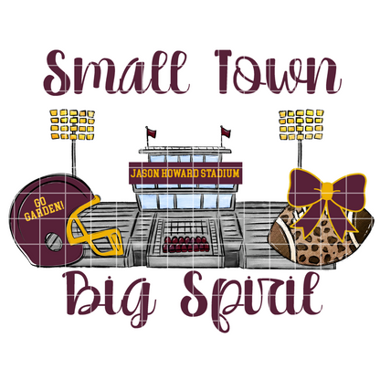 Spring Garden Panthers | Jason Howard Stadium Football Sublimation | Maroon And Gold School Colors | PNG For T-Shirts, Tumblers, Cups, Stickers| 300 DPI, Transparent Background