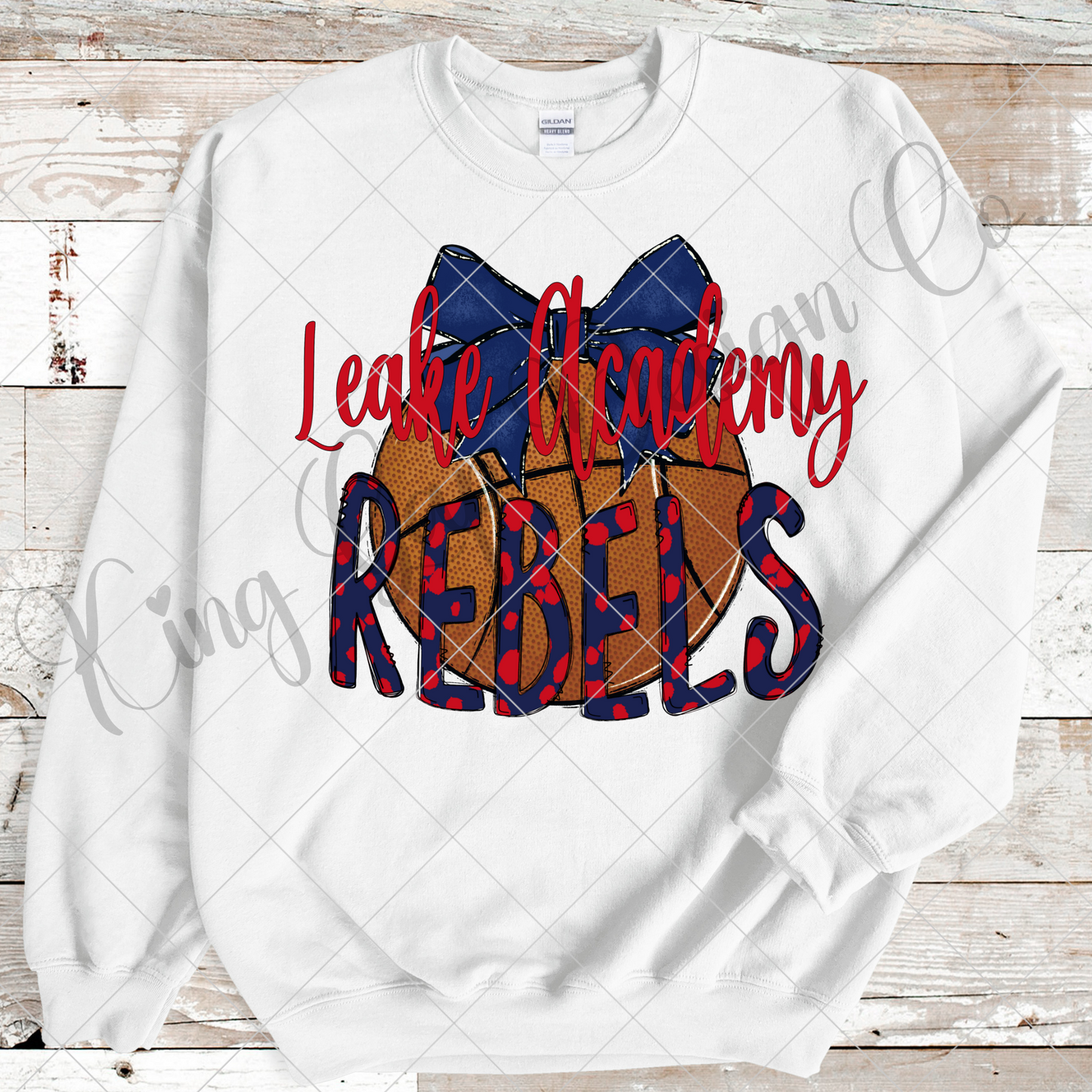 Leake Academy Rebels Basketball Sublimation For Making Shirts, Mugs, Tumblers And Other Items | High Resolution Image May Be Upsized