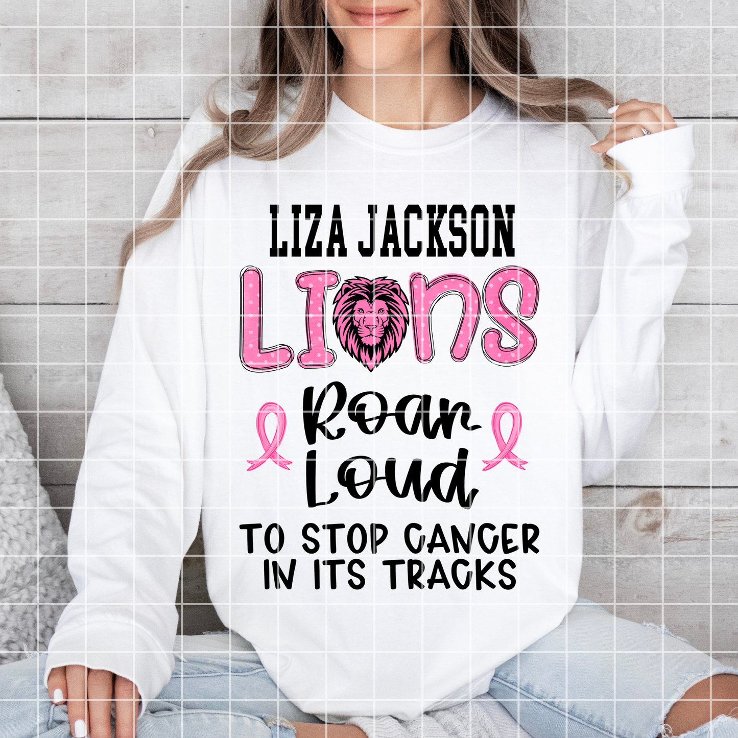 Liza Jackson Lions | Relay For Life | PNG File With Transparent Background | 300 DPI