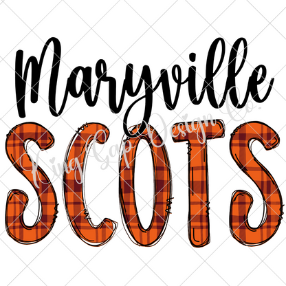 Maryville Scots | Maryville College PNG For Making T-Shirts, Tumblers, Mugs | Maryville Scots Sublimation Or DTF | High Resolution, 300 DPI Image With Transparent Background