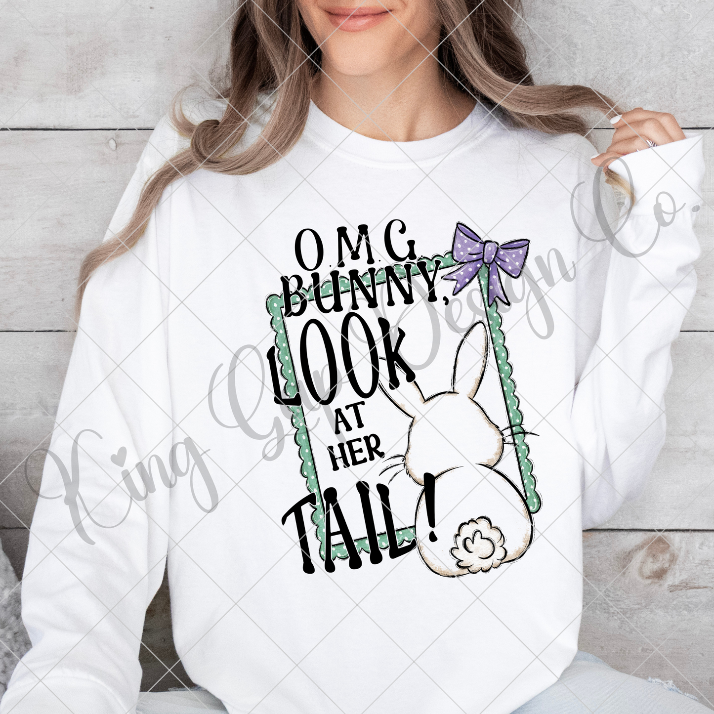 Easter T-Shirt Sublimation Design For Easter Tumbler Easter Dish Towel Easter Digital Download PNG For Shirt Easter Bunny Funny Easter Shirt