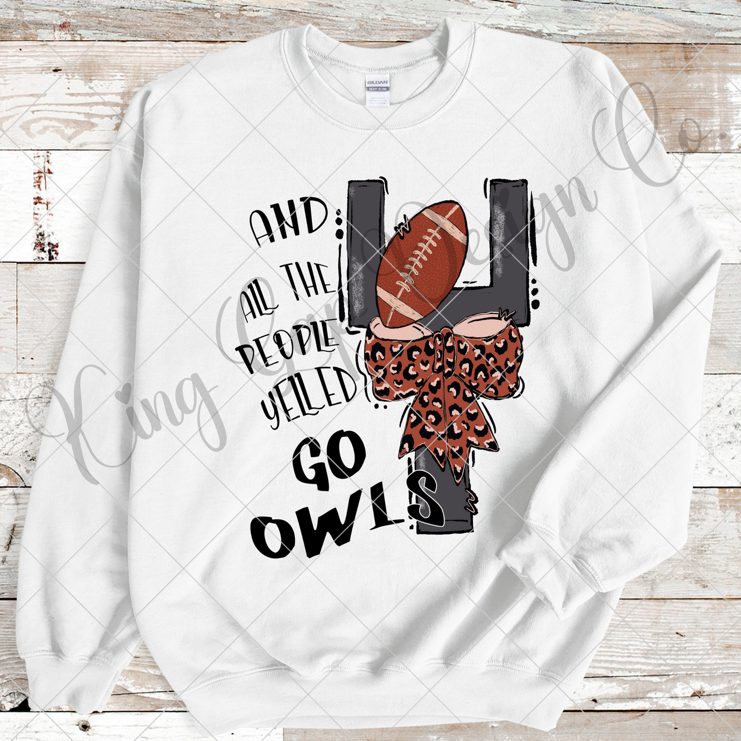 Owls Game Day Sublimation | Owls High School Football Team | Go Owls | Shirt Design For Owls Fan | Owls Sticker Design | Owls Tumbler PNG