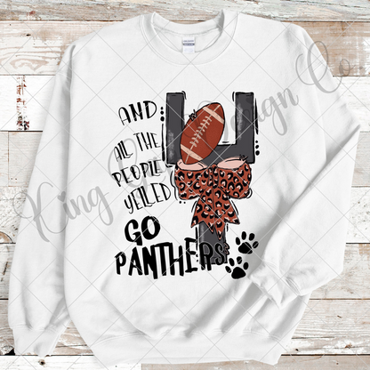 Go Panthers Sublimation | Panthers Football | Panthers Game Day Shirt Design | Panthers Fan T-Shirt | Panthers Sticker | Panthers Tumbler