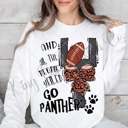 Go Panthers Sublimation | Panthers Football | Panthers Game Day Shirt Design | Panthers Fan T-Shirt | Panthers Sticker | Panthers Tumbler