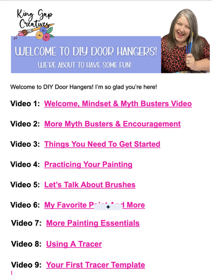 DIY Door Hangers Painting Course: For Painting Door Hangers You'll Be Proud Of