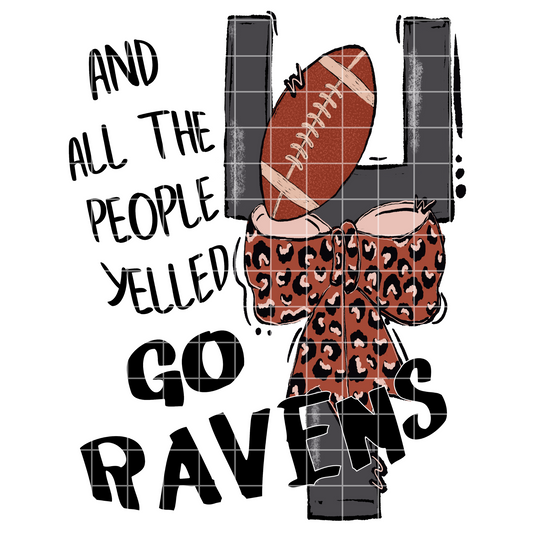 Ravens Football Sublimation PNG For Making T-Shirts, Tumblers, Mugs | Hand Drawn  Football Shirt Design | 300 DPI, Transparent Background