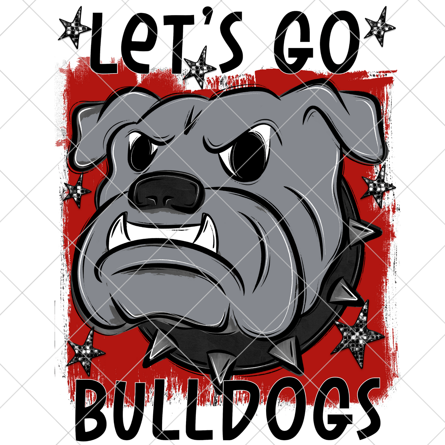 Bulldogs Sublimation PNG For Making T-Shirts, Sweatshirts, Tumblers, Mugs And More | Red School Colors| Also Suitable For DTF | High Resolution Image | Bulldog Pride | Bulldog Spirit