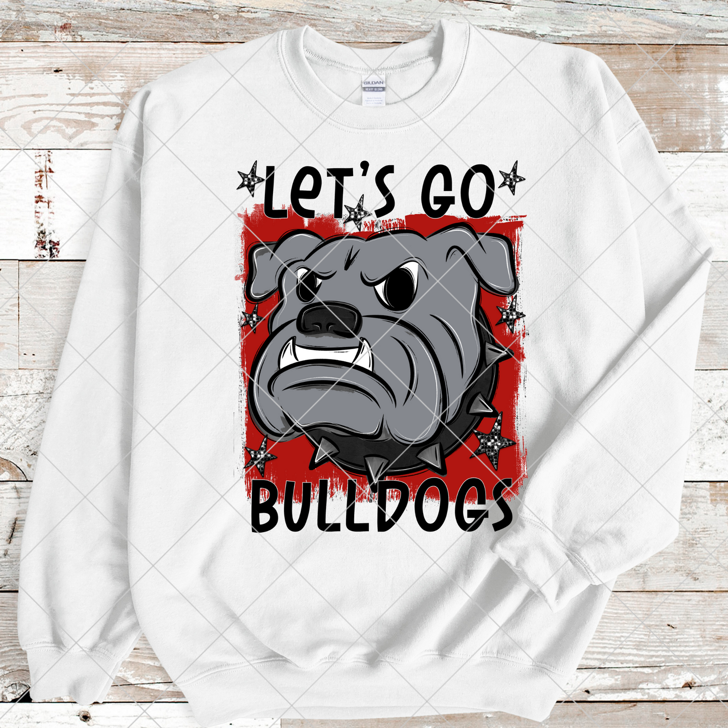 Bulldogs Sublimation PNG For Making T-Shirts, Sweatshirts, Tumblers, Mugs And More | Red School Colors| Also Suitable For DTF | High Resolution Image | Bulldog Pride | Bulldog Spirit